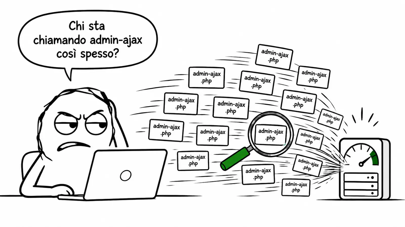 Admin-ajax.php consuma troppe risorse: trovare plugin e richieste responsabili
