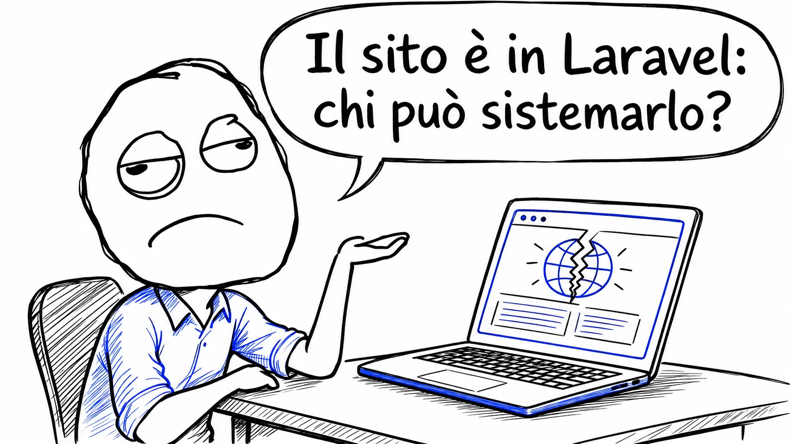 Assistenza siti Laravel: errori, aggiornamenti e manutenzione