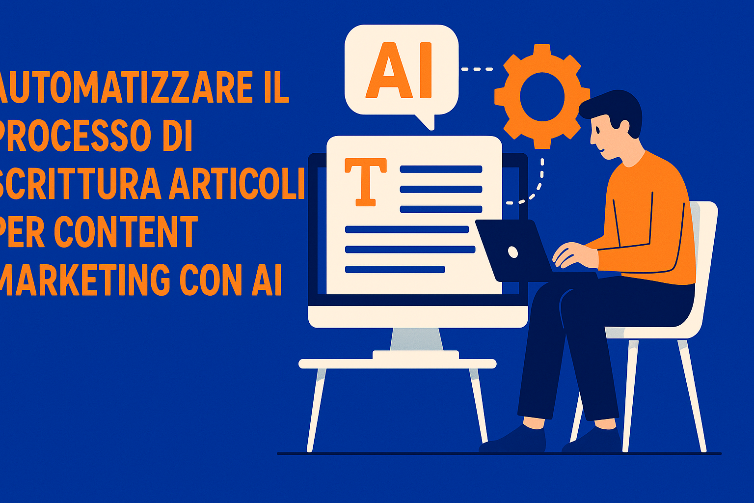 Automatizzare il processo di scrittura articoli per content marketing con AI