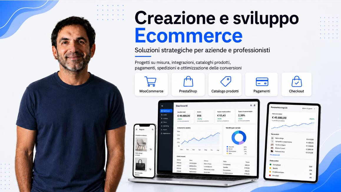 Creazione e sviluppo ecommerce con WooCommerce e PrestaShop