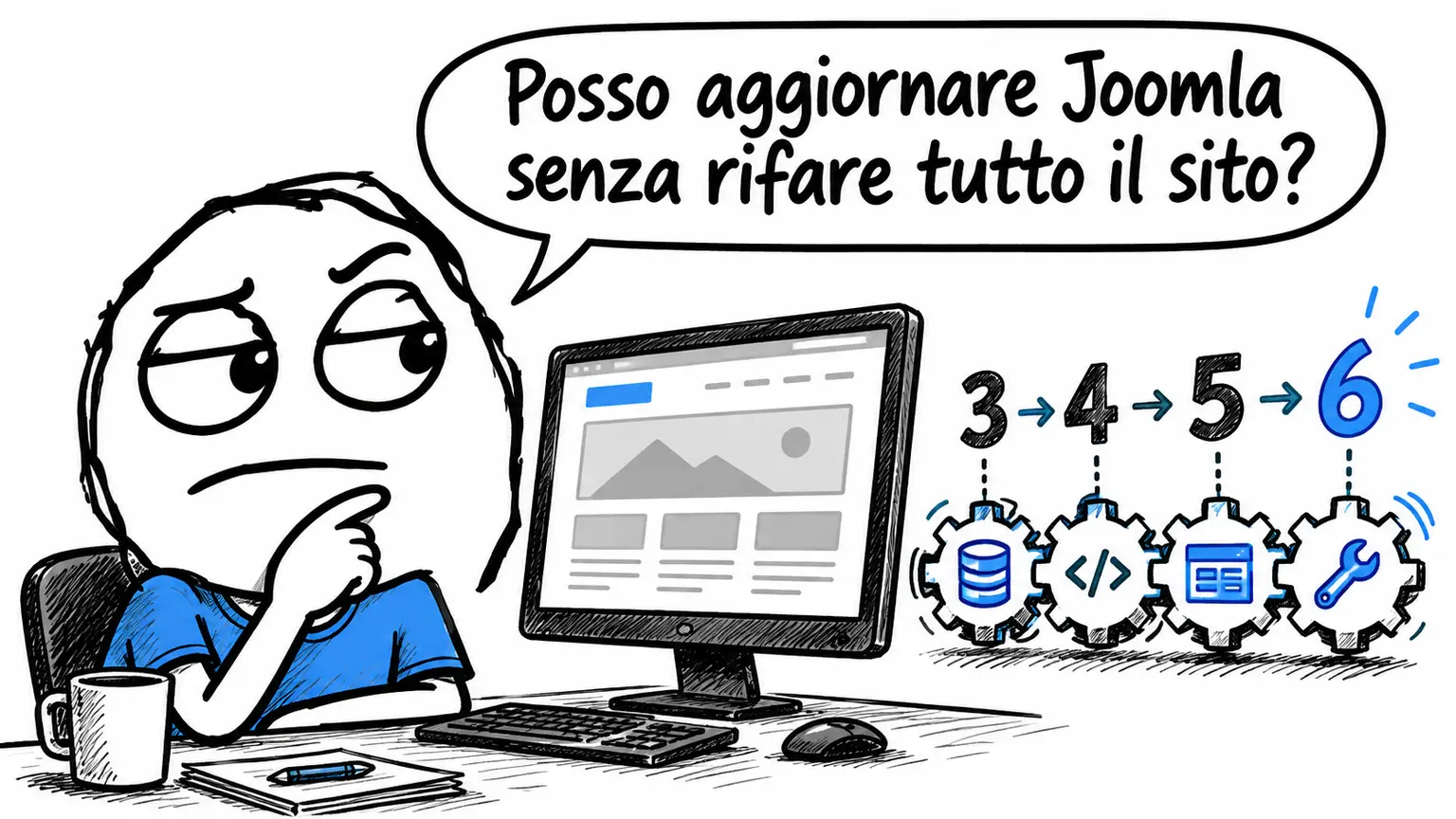 Migrazione da Joomla 3 a Joomla 6 con T3 e Purity III: caso reale