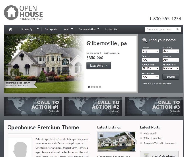sito web per agenzia immobiliare con filtri