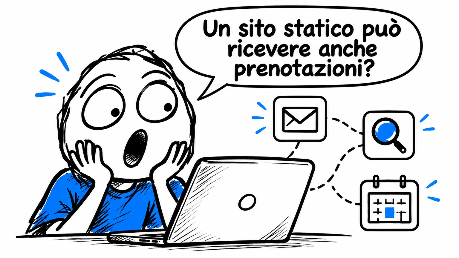 Moduli, ricerca e prenotazioni: le funzioni di un sito statico